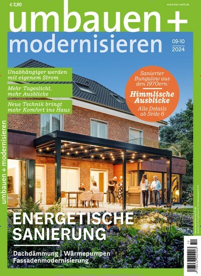 Titelbild der Ausgabe 10/2024 von Umbauen + Modernisieren. Diese Zeitschrift und viele weitere Gartenzeitschriften und Wohnzeitschriften als Abo oder epaper bei United Kiosk online kaufen.