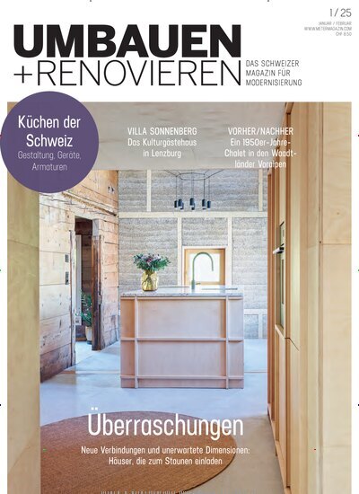 Titelbild der Ausgabe 1/2025 von Umbauen + Renovieren. Diese Zeitschrift und viele weitere Gartenzeitschriften und Wohnzeitschriften als Abo oder epaper bei United Kiosk online kaufen.