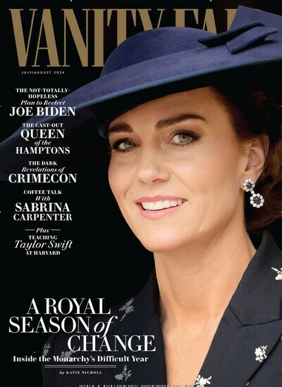 Titelbild der Ausgabe 7/2024 von Vanity Fair UK. Diese Zeitschrift und viele weitere Frauenzeitschriften als Abo oder epaper bei United Kiosk online kaufen.