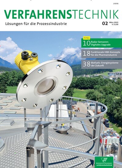 Titelbild der Ausgabe 2/2025 von Verfahrenstechnik. Diese Zeitschrift und viele weitere Industriemagazine und Handwerkmagazine als Abo oder epaper bei United Kiosk online kaufen.