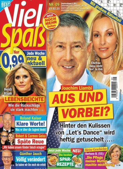 Titelbild der Ausgabe 9/2025 von Viel Spaß. Diese Zeitschrift und viele weitere Frauenzeitschriften als Abo oder epaper bei United Kiosk online kaufen.