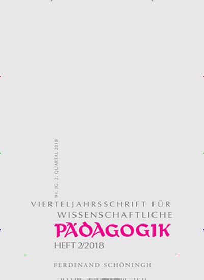 Titelbild der Ausgabe 1/2022 von Vierteljahrsschrift für wissenschaftliche Pädagogik. Diese Zeitschrift und viele weitere Zeitschriften für Pädagogik als Abo oder epaper bei United Kiosk online kaufen.