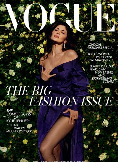 Titelbild der Ausgabe 9/2024 von Vogue UK. Diese Zeitschrift und viele weitere Modemagazine und DIY-Magazine als Abo oder epaper bei United Kiosk online kaufen.