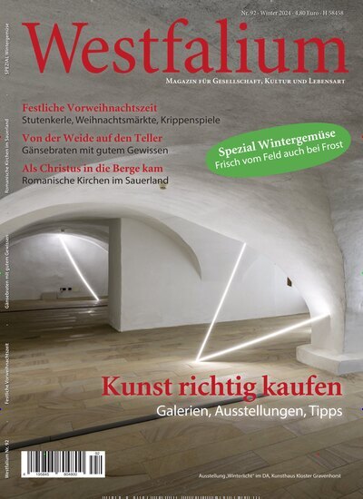 Titelbild der Ausgabe 4/2024 von Westfalium. Diese Zeitschrift und viele weitere Lifestylemagazine und Peoplemagazine als Abo oder epaper bei United Kiosk online kaufen.