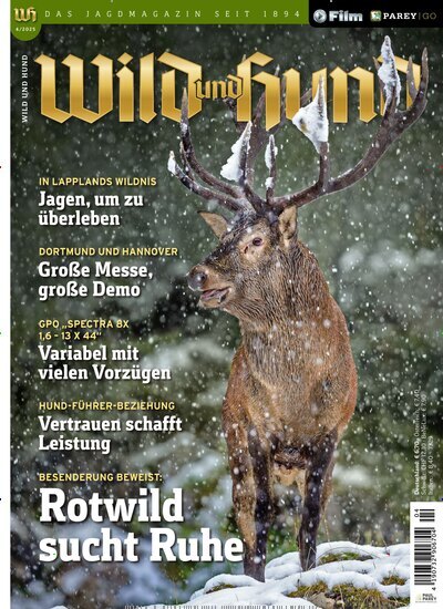 Titelbild der Ausgabe 4/2025 von Wild und Hund. Diese Zeitschrift und viele weitere Sportmagazine als Abo oder epaper bei United Kiosk online kaufen.