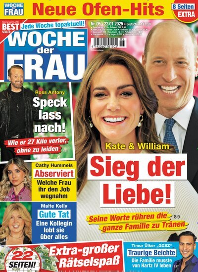 Titelbild der Ausgabe 5/2025 von Woche der Frau. Diese Zeitschrift und viele weitere Frauenzeitschriften als Abo oder epaper bei United Kiosk online kaufen.