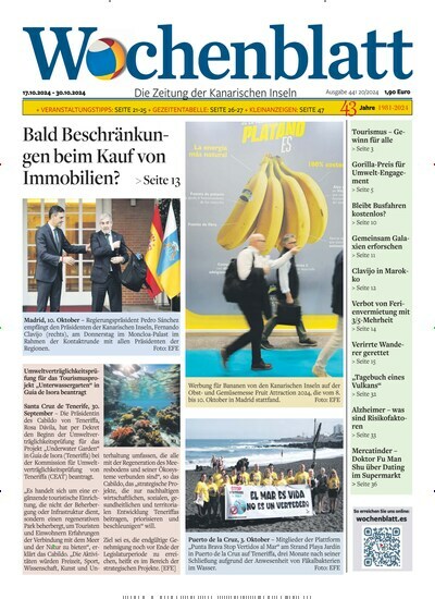 Titelbild der Ausgabe 441/2024 von Wochenblatt. Diese Zeitschrift und viele weitere Wirtschaftsmagazine und Politikmagazine als Abo oder epaper bei United Kiosk online kaufen.