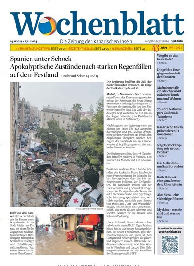 Titelbild der Ausgabe 443/2024 von Wochenblatt. Diese Zeitschrift und viele weitere Wirtschaftsmagazine und Politikmagazine als Abo oder epaper bei United Kiosk online kaufen.