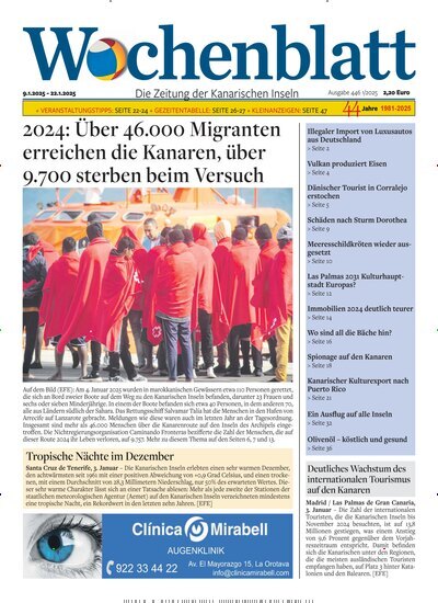 Titelbild der Ausgabe 446/2025 von Wochenblatt. Diese Zeitschrift und viele weitere Wirtschaftsmagazine und Politikmagazine als Abo oder epaper bei United Kiosk online kaufen.