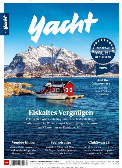 Titelbild der Ausgabe 4/2025 von Yacht. Diese Zeitschrift und viele weitere Sportmagazine als Abo oder epaper bei United Kiosk online kaufen.