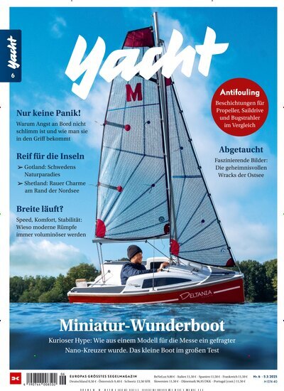 Titelbild der Ausgabe 6/2025 von Yacht. Diese Zeitschrift und viele weitere Sportmagazine als Abo oder epaper bei United Kiosk online kaufen.