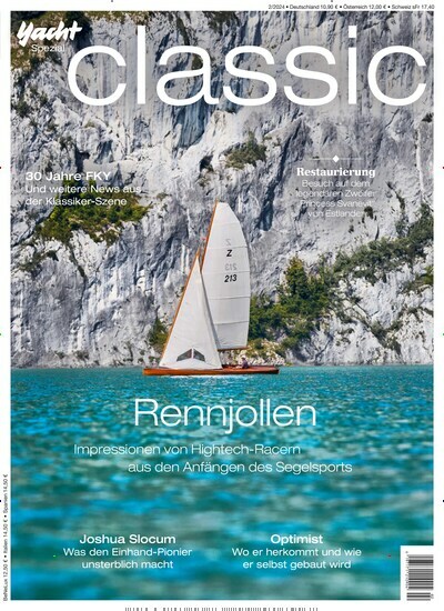Titelbild der Ausgabe 2/2024 von Yacht Classic. Diese Zeitschrift und viele weitere Sportmagazine als Abo oder epaper bei United Kiosk online kaufen.