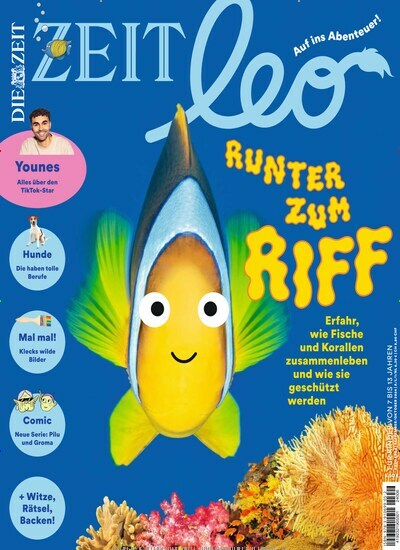 Titelbild der Ausgabe 6/2024 von ZEIT Leo. Diese Zeitschrift und viele weitere Jugendzeitschriften und Kinderzeitschriften als Abo oder epaper bei United Kiosk online kaufen.