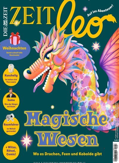 Titelbild der Ausgabe 8/2024 von ZEIT Leo. Diese Zeitschrift und viele weitere Jugendzeitschriften und Kinderzeitschriften als Abo oder epaper bei United Kiosk online kaufen.