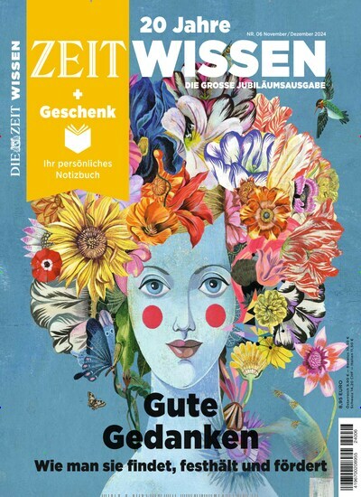 Titelbild der Ausgabe 6/2024 von ZEIT Wissen. Diese Zeitschrift und viele weitere Reisemagazine, Freizeitmagazine und Wissensmagazine als Abo oder epaper bei United Kiosk online kaufen.