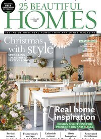 Titelbild der Ausgabe 1/2025 von 25 Beautiful Homes. Diese Zeitschrift und viele weitere Gartenzeitschriften und Wohnzeitschriften als Abo oder epaper bei United Kiosk online kaufen.