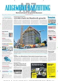 Titelbild der Ausgabe 11/2025 von ABZ - Allgemeine Bauzeitung. Diese Zeitschrift und viele weitere Architekturzeitschriften und Bauzeitschriften als Abo oder epaper bei United Kiosk online kaufen.