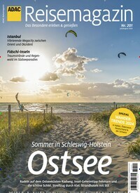 Titelbild der Ausgabe 201/2024 von ADAC Reisemagazin. Diese Zeitschrift und viele weitere Reisemagazine, Freizeitmagazine und Wissensmagazine als Abo oder epaper bei United Kiosk online kaufen.
