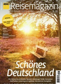 Titelbild der Ausgabe 203/2024 von ADAC Reisemagazin. Diese Zeitschrift und viele weitere Reisemagazine, Freizeitmagazine und Wissensmagazine als Abo oder epaper bei United Kiosk online kaufen.