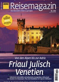 Titelbild der Ausgabe 204/2024 von ADAC Reisemagazin. Diese Zeitschrift und viele weitere Reisemagazine, Freizeitmagazine und Wissensmagazine als Abo oder epaper bei United Kiosk online kaufen.