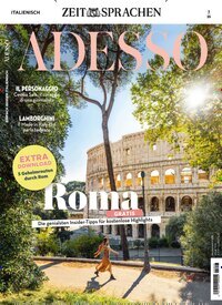 Titelbild der Ausgabe 3/2025 von Adesso. Diese Zeitschrift und viele weitere Reisemagazine, Freizeitmagazine und Wissensmagazine als Abo oder epaper bei United Kiosk online kaufen.