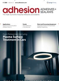 Titelbild der Ausgabe 4/2024 von adhesion ADHESIVES + SEALANTS. Diese Zeitschrift und viele weitere Industriemagazine und Handwerkmagazine als Abo oder epaper bei United Kiosk online kaufen.