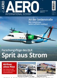 Titelbild der Ausgabe 120/2024 von Aero International. Diese Zeitschrift und viele weitere Reisemagazine, Freizeitmagazine und Wissensmagazine als Abo oder epaper bei United Kiosk online kaufen.