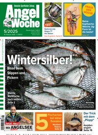 Titelbild der Ausgabe 5/2025 von AngelWoche. Diese Zeitschrift und viele weitere Sportmagazine als Abo oder epaper bei United Kiosk online kaufen.