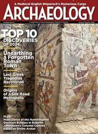 Titelbild der Ausgabe 6/2024 von Archaeology. Diese Zeitschrift und viele weitere Reisemagazine, Freizeitmagazine und Wissensmagazine als Abo oder epaper bei United Kiosk online kaufen.