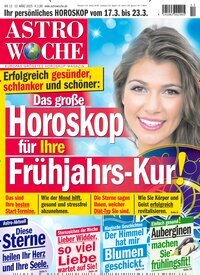 Titelbild der Ausgabe 12/2025 von Astrowoche. Diese Zeitschrift und viele weitere Frauenzeitschriften als Abo oder epaper bei United Kiosk online kaufen.