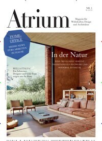Titelbild der Ausgabe 3/2024 von Atrium. Diese Zeitschrift und viele weitere Gartenzeitschriften und Wohnzeitschriften als Abo oder epaper bei United Kiosk online kaufen.