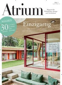 Titelbild der Ausgabe 5/2023 von Atrium. Diese Zeitschrift und viele weitere Gartenzeitschriften und Wohnzeitschriften als Abo oder epaper bei United Kiosk online kaufen.