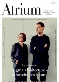 Titelbild der Ausgabe 6/2024 von Atrium. Diese Zeitschrift und viele weitere Gartenzeitschriften und Wohnzeitschriften als Abo oder epaper bei United Kiosk online kaufen.