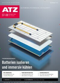 Titelbild der Ausgabe 8/2024 von ATZ Automobiltechnische Zeitschrift. Diese Zeitschrift und viele weitere Industriemagazine und Handwerkmagazine als Abo oder epaper bei United Kiosk online kaufen.