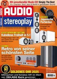 Titelbild der Ausgabe 1/2025 von Audio. Diese Zeitschrift und viele weitere Audiomagazine, Filmmagazine und Fotozeitschriften als Abo oder epaper bei United Kiosk online kaufen.