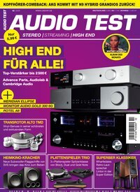 Titelbild der Ausgabe 2/2025 von Audio Test. Diese Zeitschrift und viele weitere Audiomagazine, Filmmagazine und Fotozeitschriften als Abo oder epaper bei United Kiosk online kaufen.