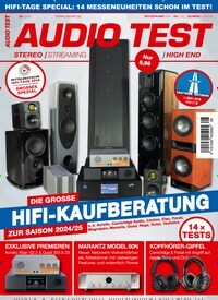 Titelbild der Ausgabe 8/2024 von Audio Test. Diese Zeitschrift und viele weitere Audiomagazine, Filmmagazine und Fotozeitschriften als Abo oder epaper bei United Kiosk online kaufen.