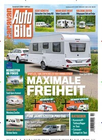 Titelbild der Ausgabe 2/2024 von Auto Bild caravan. Diese Zeitschrift und viele weitere Automagazine und Motorradzeitschriften als Abo oder epaper bei United Kiosk online kaufen.