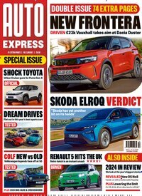 Titelbild der Ausgabe 861/2024 von Auto Express. Diese Zeitschrift und viele weitere Automagazine und Motorradzeitschriften als Abo oder epaper bei United Kiosk online kaufen.