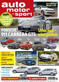 Titelbild der Ausgabe 16/2024 von auto motor und sport. Diese Zeitschrift und viele weitere Automagazine und Motorradzeitschriften als Abo oder epaper bei United Kiosk online kaufen.