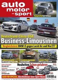 Titelbild der Ausgabe 19/2024 von auto motor und sport. Diese Zeitschrift und viele weitere Automagazine und Motorradzeitschriften als Abo oder epaper bei United Kiosk online kaufen.