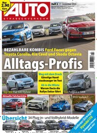 Titelbild der Ausgabe 2/2025 von Auto Straßenverkehr. Diese Zeitschrift und viele weitere Automagazine und Motorradzeitschriften als Abo oder epaper bei United Kiosk online kaufen.