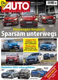 Titelbild der Ausgabe 4/2025 von Auto Straßenverkehr. Diese Zeitschrift und viele weitere Automagazine und Motorradzeitschriften als Abo oder epaper bei United Kiosk online kaufen.