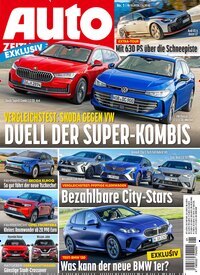 Titelbild der Ausgabe 1/2025 von Auto Zeitung. Diese Zeitschrift und viele weitere Automagazine und Motorradzeitschriften als Abo oder epaper bei United Kiosk online kaufen.