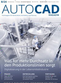 Titelbild der Ausgabe 8/2024 von Autocad & Inventor Magazin. Diese Zeitschrift und viele weitere Industriemagazine und Handwerkmagazine als Abo oder epaper bei United Kiosk online kaufen.