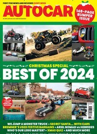 Titelbild der Ausgabe 50/2024 von Autocar. Diese Zeitschrift und viele weitere Automagazine und Motorradzeitschriften als Abo oder epaper bei United Kiosk online kaufen.