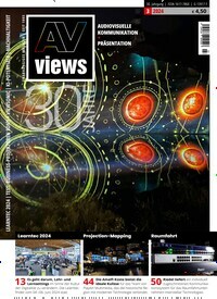 Titelbild der Ausgabe 3/2024 von AV-views. Diese Zeitschrift und viele weitere Logistikmagazine und Medienmagazine als Abo oder epaper bei United Kiosk online kaufen.