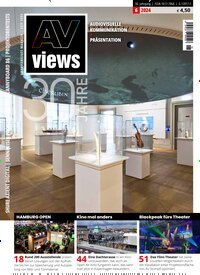 Titelbild der Ausgabe 6/2024 von AV-views. Diese Zeitschrift und viele weitere Logistikmagazine und Medienmagazine als Abo oder epaper bei United Kiosk online kaufen.