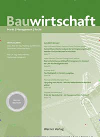 Titelbild der Ausgabe 3/2024 von BauW - Zeitschrift Bauwirtschaft. Diese Zeitschrift und viele weitere Architekturzeitschriften und Bauzeitschriften als Abo oder epaper bei United Kiosk online kaufen.