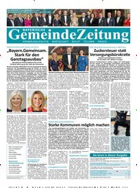 Titelbild der Ausgabe 2/2025 von Bayerische Gemeindezeitung. Diese Zeitschrift und viele weitere Wirtschaftsmagazine und Politikmagazine als Abo oder epaper bei United Kiosk online kaufen.